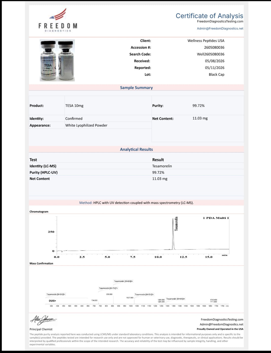 Tesamorelin 10mg