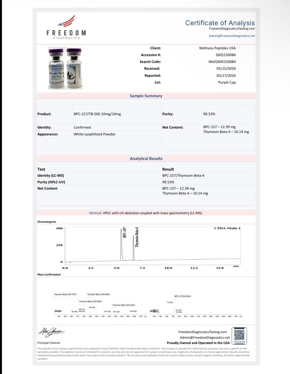BPC-157/TB-500 10/10mg